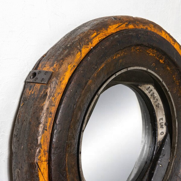 Salvage Cast Iron Mold Mirror - Live from Detroit™